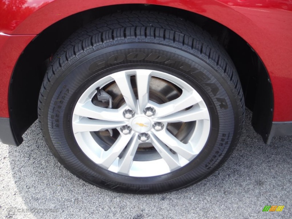 2013 Equinox LT AWD - Crystal Red Tintcoat / Light Titanium/Jet Black photo #3