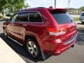 2014 Deep Cherry Red Crystal Pearl Jeep Grand Cherokee Overland 4x4  photo #11