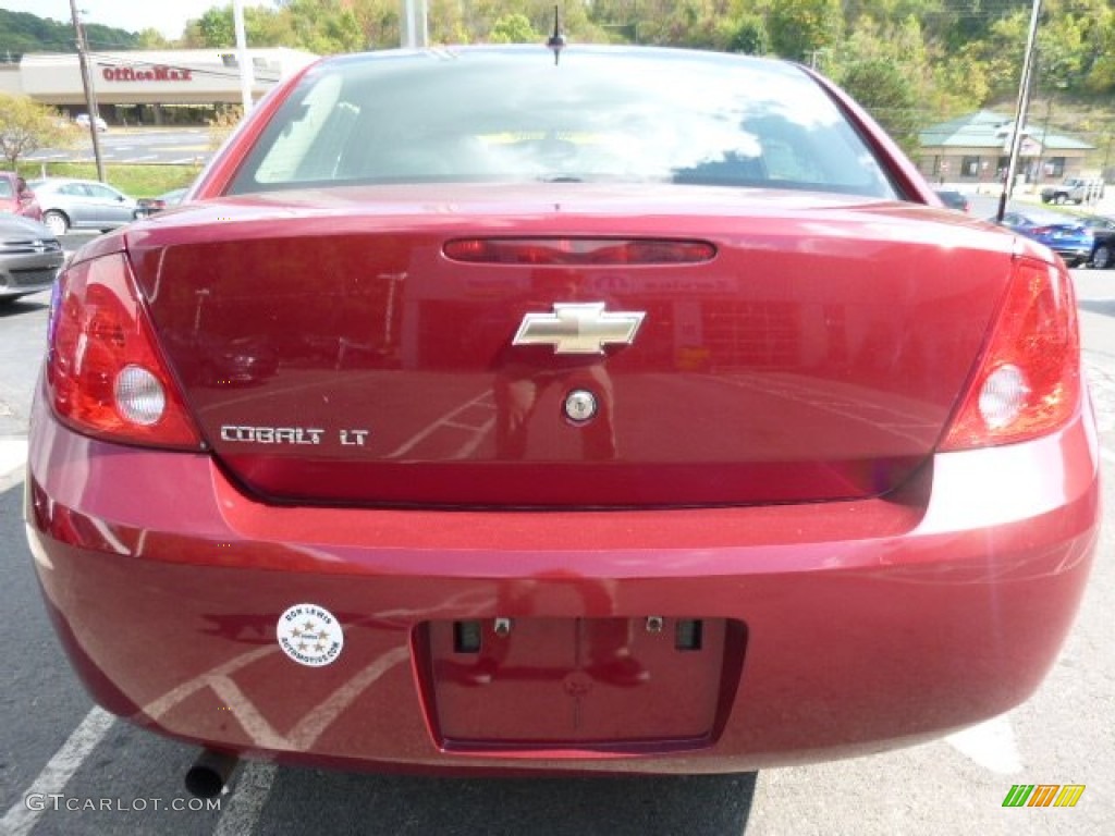 2009 Cobalt LT Sedan - Sport Red / Ebony photo #4