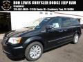 Brilliant Black Crystal Pearl 2016 Chrysler Town & Country Limited Platinum