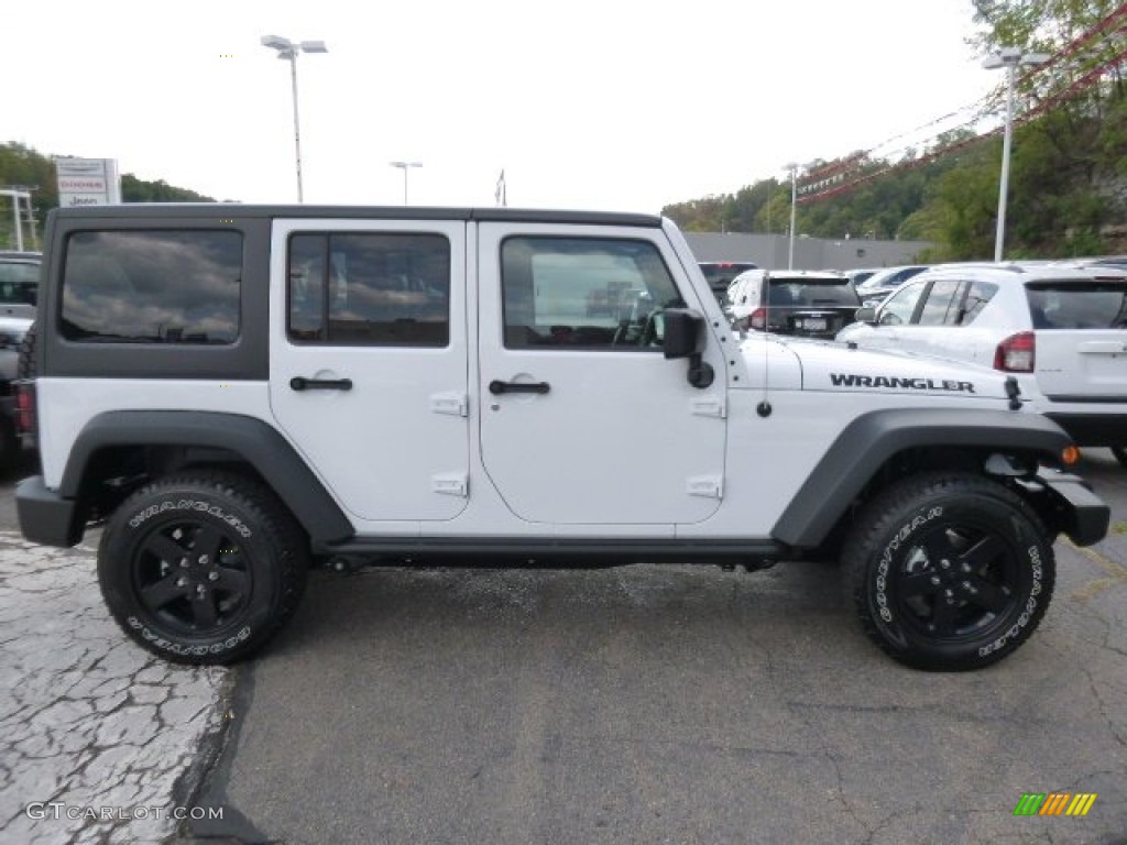 2016 Wrangler Unlimited Sport 4x4 - Bright White / Black photo #7