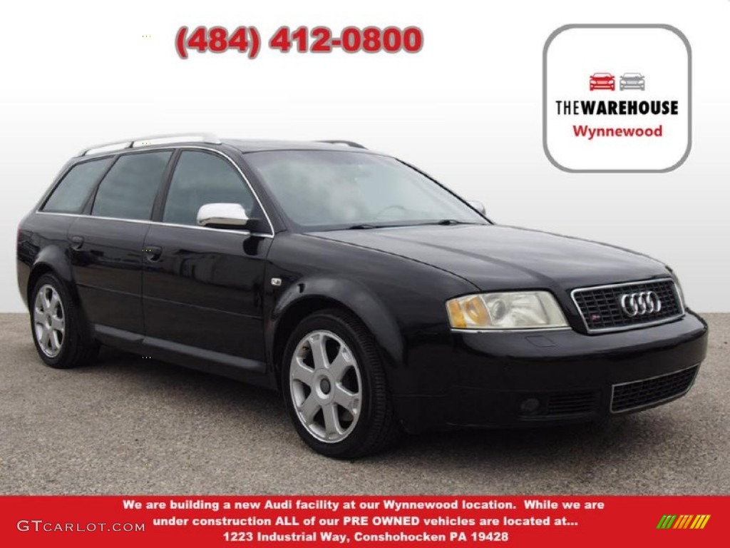 2002 S6 4.2 quattro Avant - Brilliant Black / Ebony photo #1