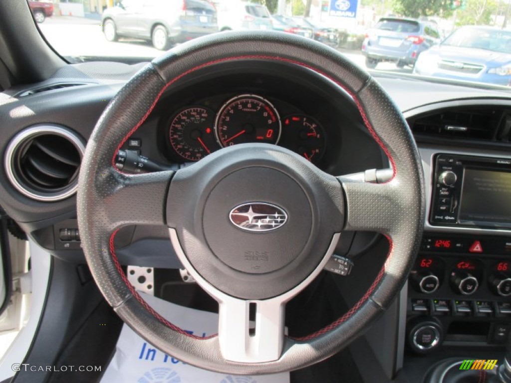 2013 BRZ Limited - Satin White Pearl / Black Leather/Alcantara photo #12