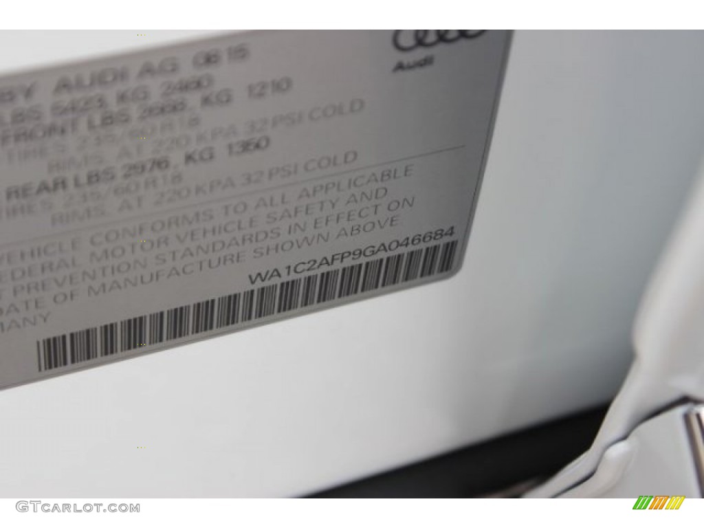 2016 Q5 2.0 TFSI Premium quattro - Ibis White / Black photo #39