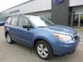 2016 Quartz Blue Pearl Subaru Forester 2.5i  photo #1