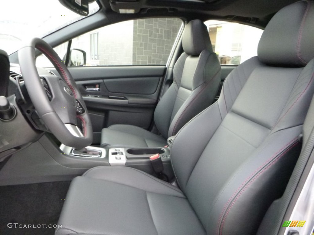 Carbon Black Interior 2016 Subaru WRX Limited Photo #107798958