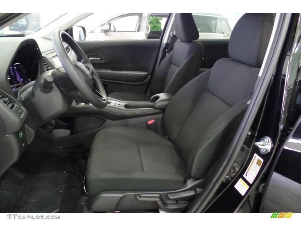 Black Interior 2016 Honda HR-V LX AWD Photo #107800373
