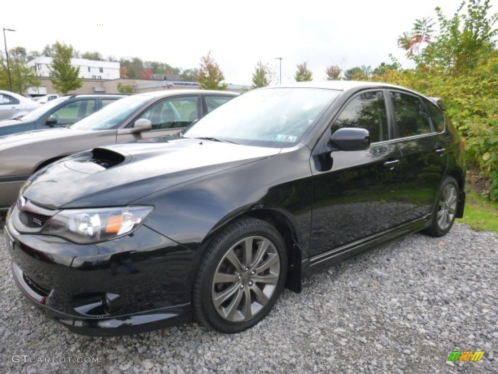 Obsidian Black Pearl 2010 Subaru Impreza WRX Wagon Exterior Photo #107801283