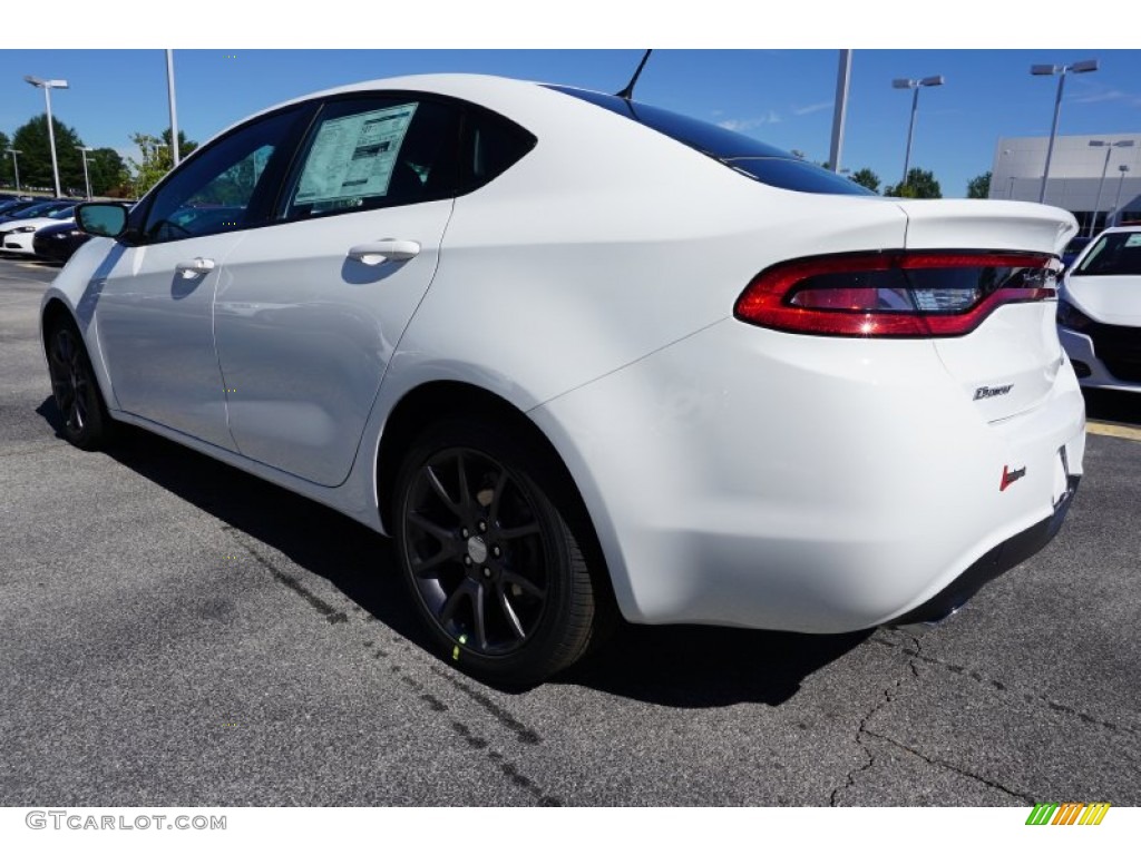 2016 Dart SXT Rallye - Bright White / Black/Light Tungsten photo #2