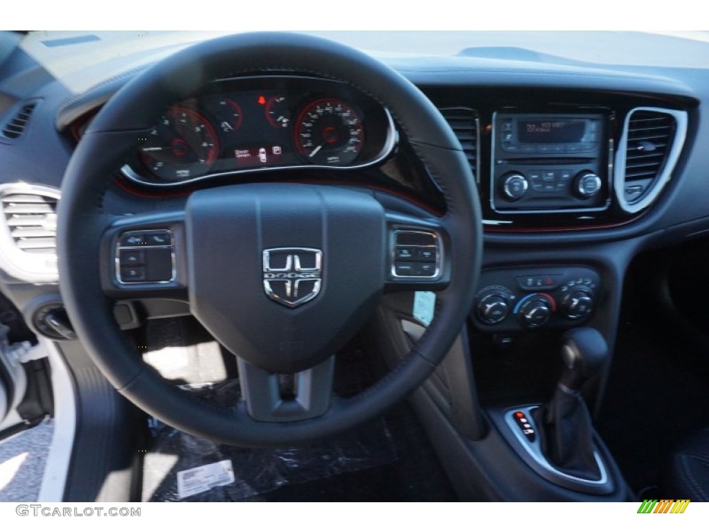 2016 Dart SXT Rallye - Bright White / Black/Light Tungsten photo #7