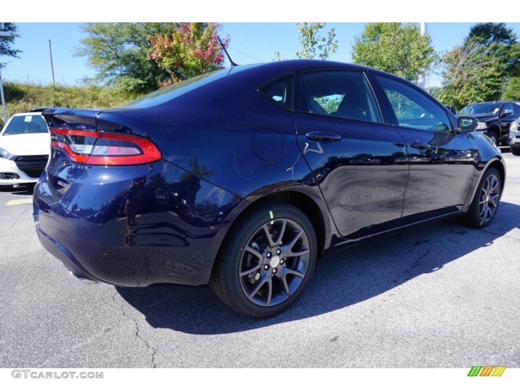 2016 Dart SXT Rallye - True Blue Pearl / Black/Light Tungsten photo #3