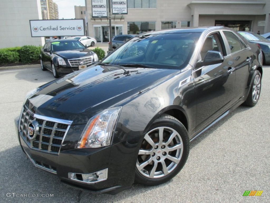 2012 CTS 3.0 Sedan - Black Diamond Tricoat / Light Titanium/Ebony photo #2