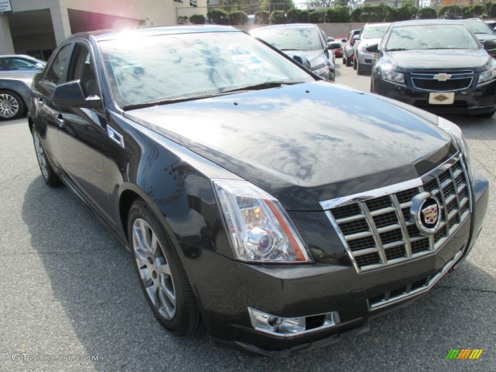 2012 CTS 3.0 Sedan - Black Diamond Tricoat / Light Titanium/Ebony photo #8