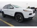 2016 Bright White Jeep Cherokee Latitude  photo #4