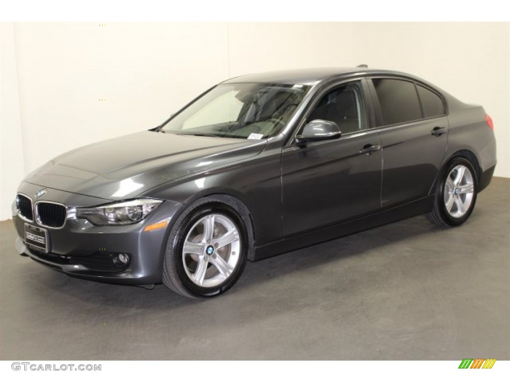 2013 3 Series 320i Sedan - Mineral Grey Metallic / Black photo #5