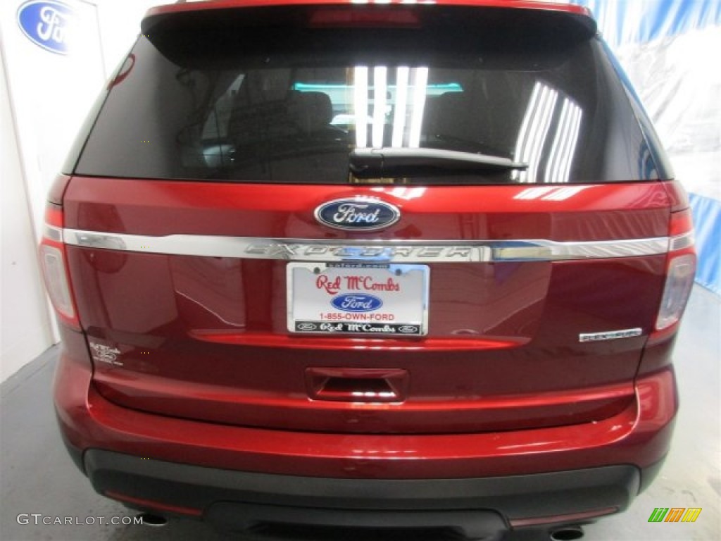 2013 Explorer FWD - Ruby Red Metallic / Medium Light Stone photo #5