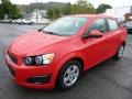 2016 Red Hot Chevrolet Sonic LS Sedan  photo #11