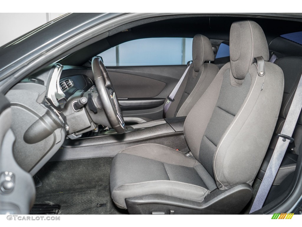 Black Interior 2014 Chevrolet Camaro LT Coupe Photo #107810225