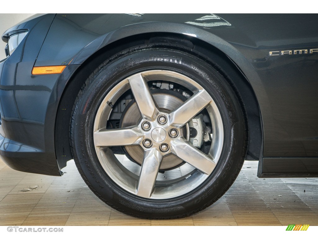 2014 Camaro LT Coupe - Ashen Gray Metallic / Black photo #8