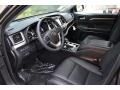 2015 Toyota Highlander Black Interior Interior Photo