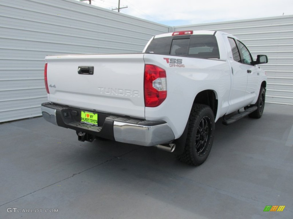 2016 Tundra TSS Double Cab 4x4 - Super White / Graphite photo #4