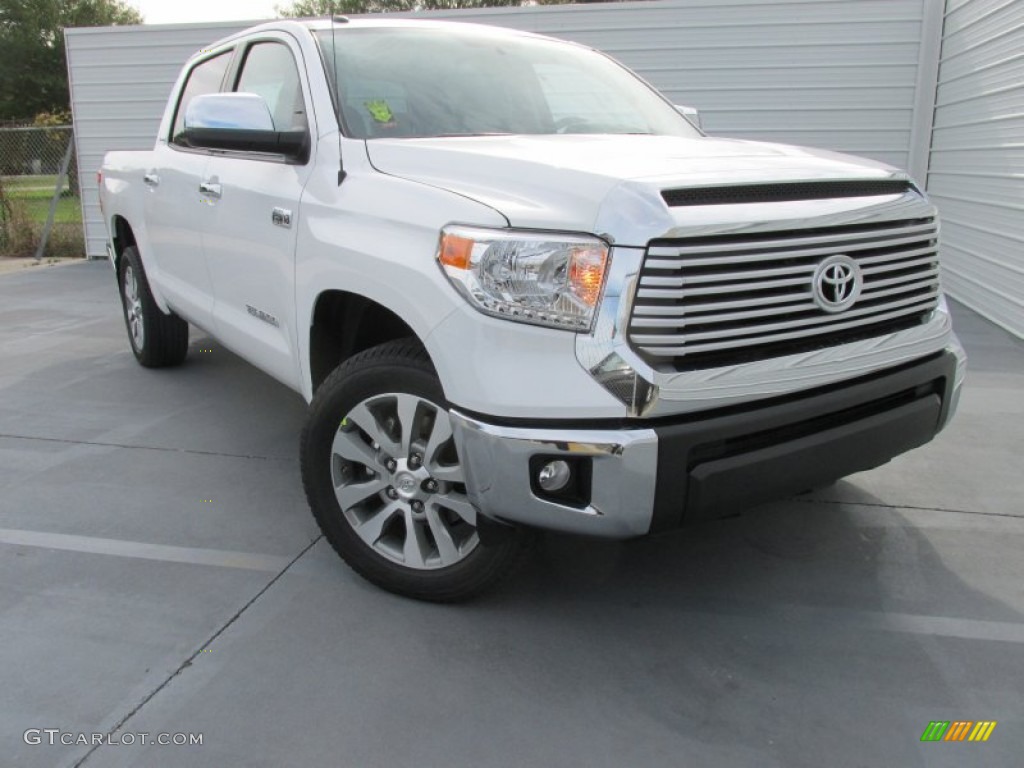 2016 Tundra Limited CrewMax - Super White / Graphite photo #2