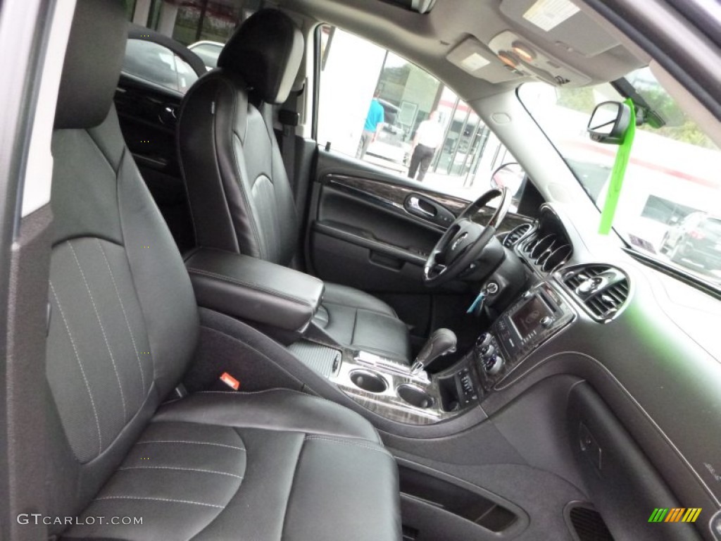 2014 Enclave Leather AWD - Atlantis Blue Metallic / Ebony photo #3