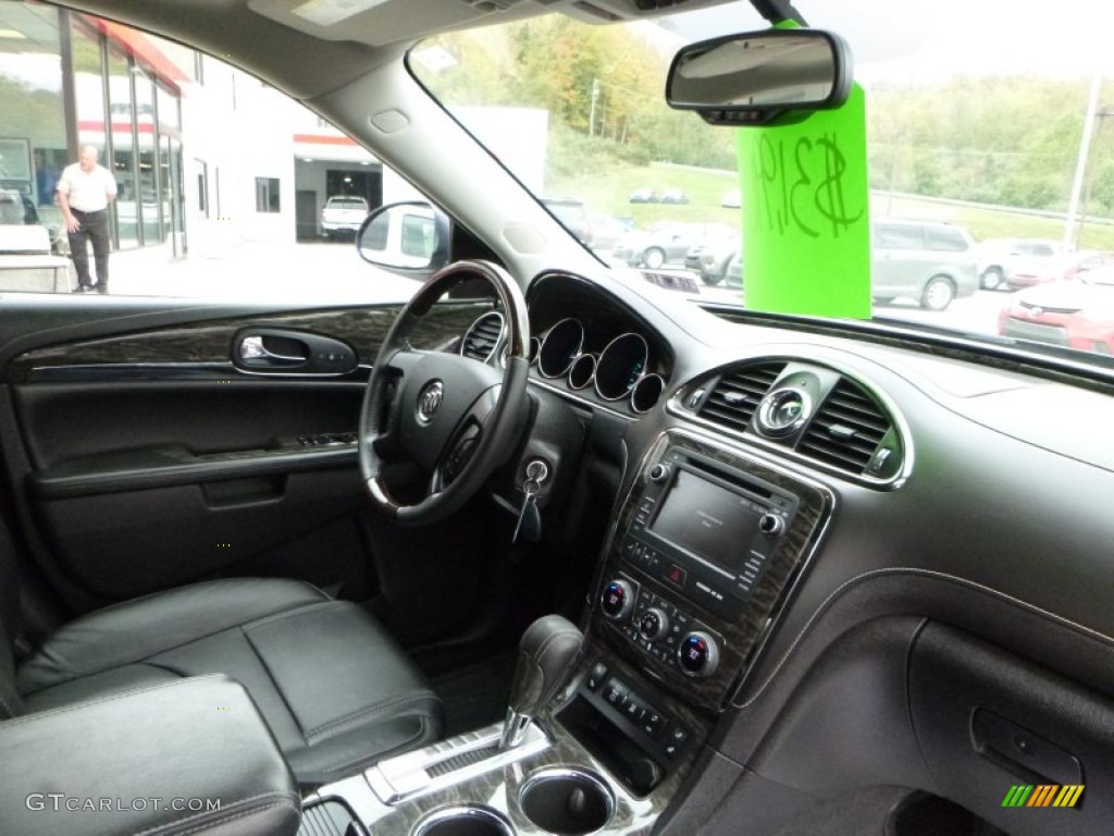 2014 Enclave Leather AWD - Atlantis Blue Metallic / Ebony photo #4
