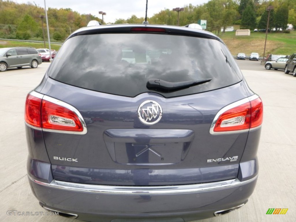 2014 Enclave Leather AWD - Atlantis Blue Metallic / Ebony photo #8
