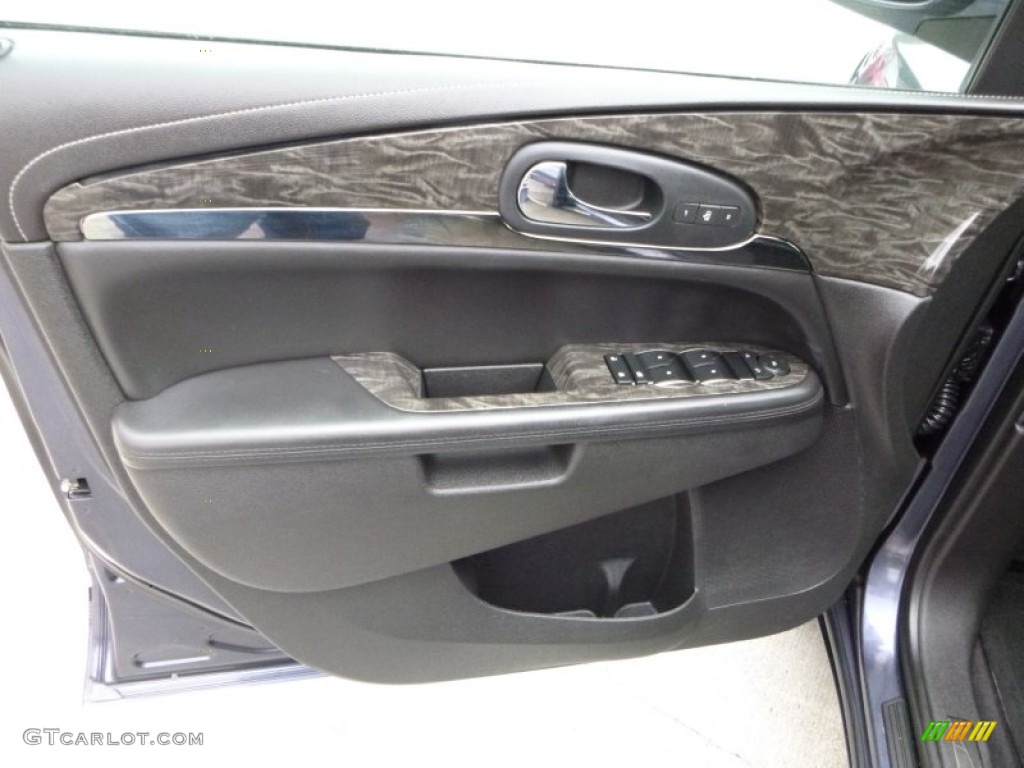 2014 Enclave Leather AWD - Atlantis Blue Metallic / Ebony photo #13