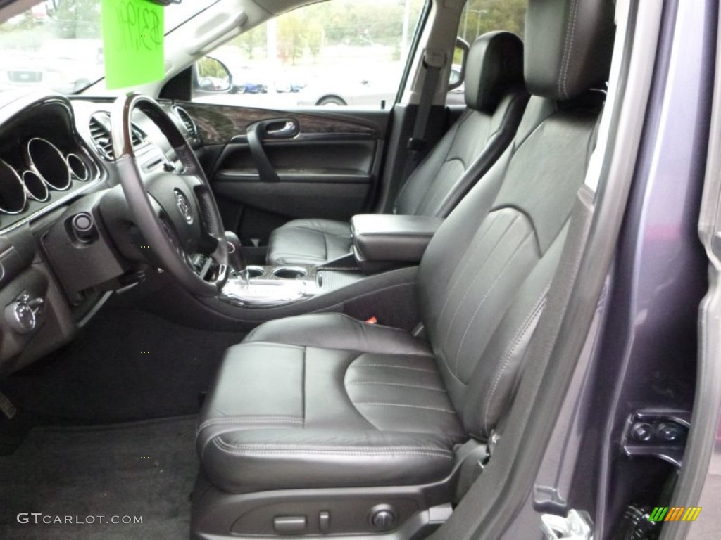 2014 Enclave Leather AWD - Atlantis Blue Metallic / Ebony photo #14