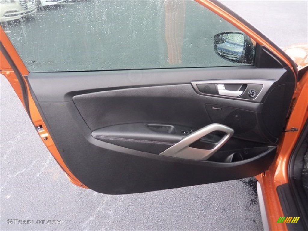 2016 Veloster Turbo - Vitamin C / Black photo #19