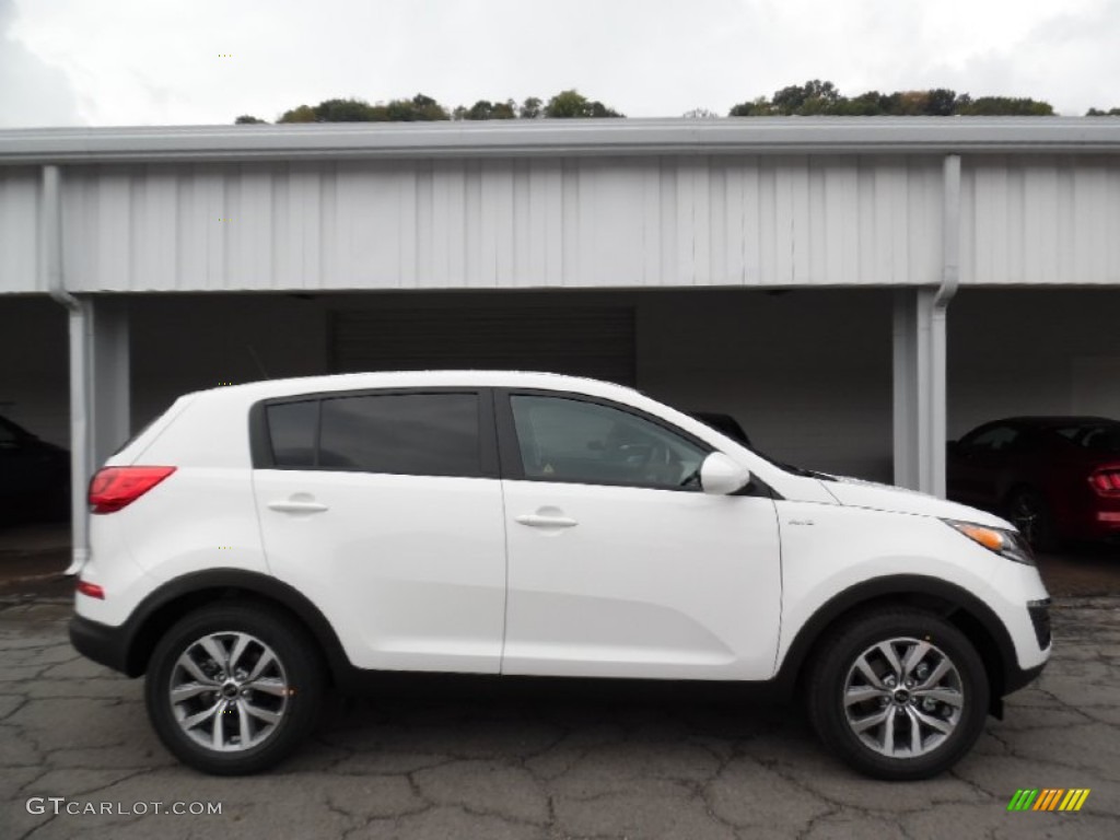 Clear White 2016 Kia Sportage LX AWD Exterior Photo #107816708