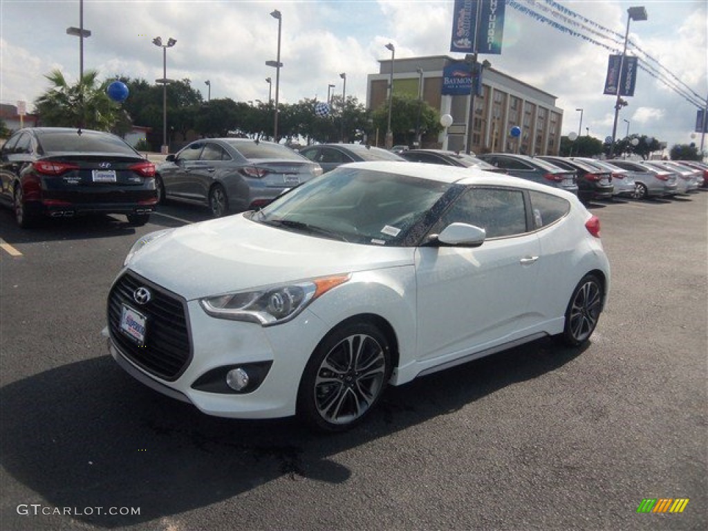 2016 Veloster Turbo - Elite White / Black photo #6