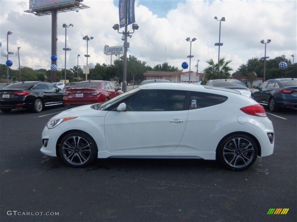 2016 Veloster Turbo - Elite White / Black photo #8