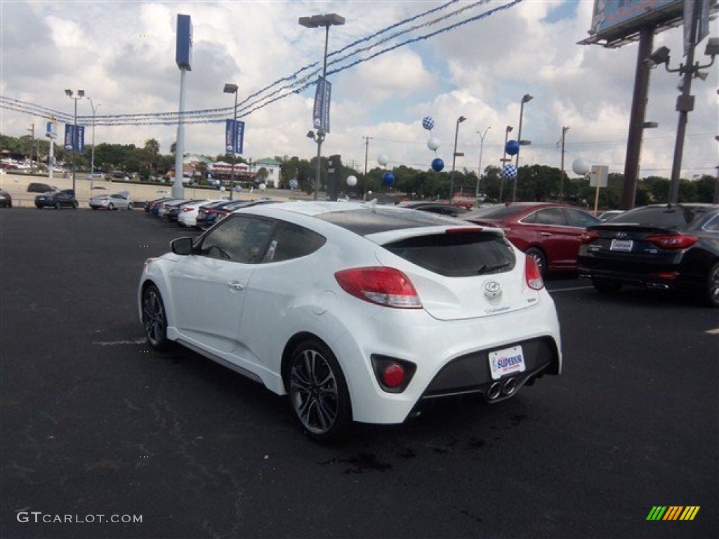 2016 Veloster Turbo - Elite White / Black photo #9