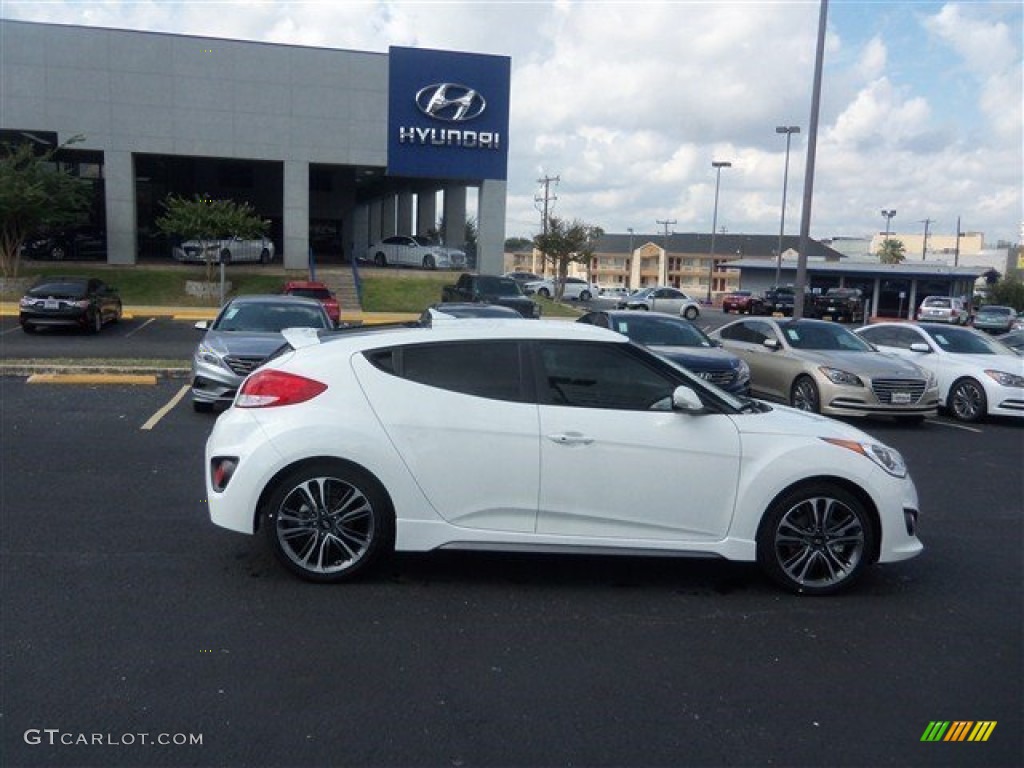 2016 Veloster Turbo - Elite White / Black photo #12