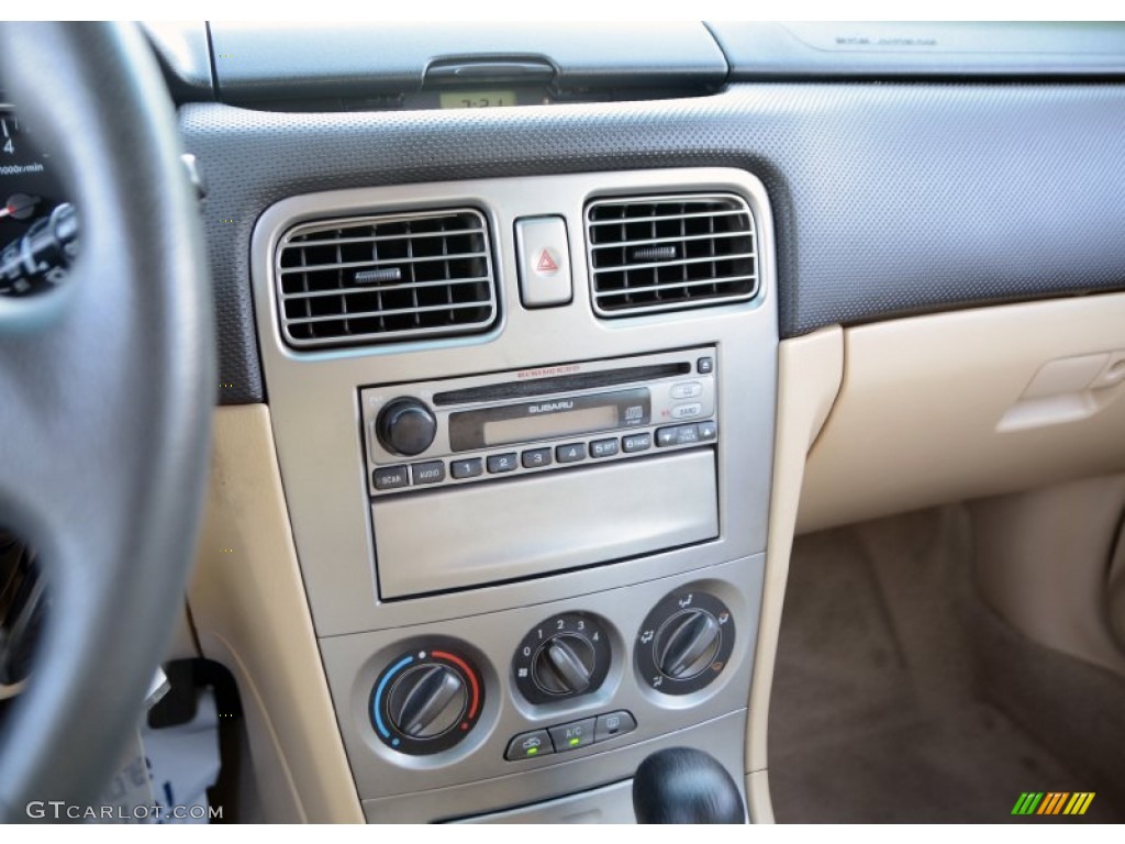 2006 Forester 2.5 X - Garnet Red Pearl / Desert Beige photo #11