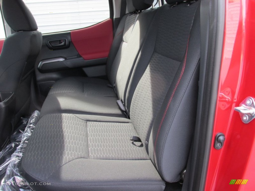 2016 Toyota Tacoma SR5 Double Cab 4x4 Rear Seat Photo #107818244
