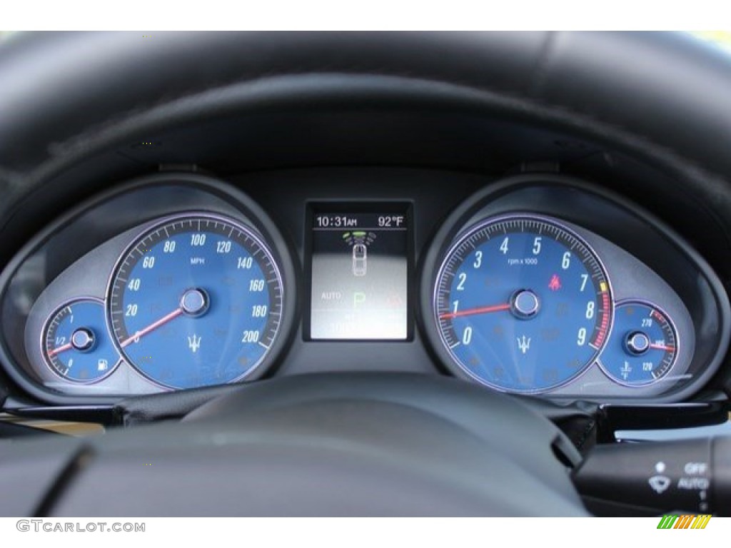 2015 Maserati GranTurismo Convertible GrandCabrio Sport Gauges Photos