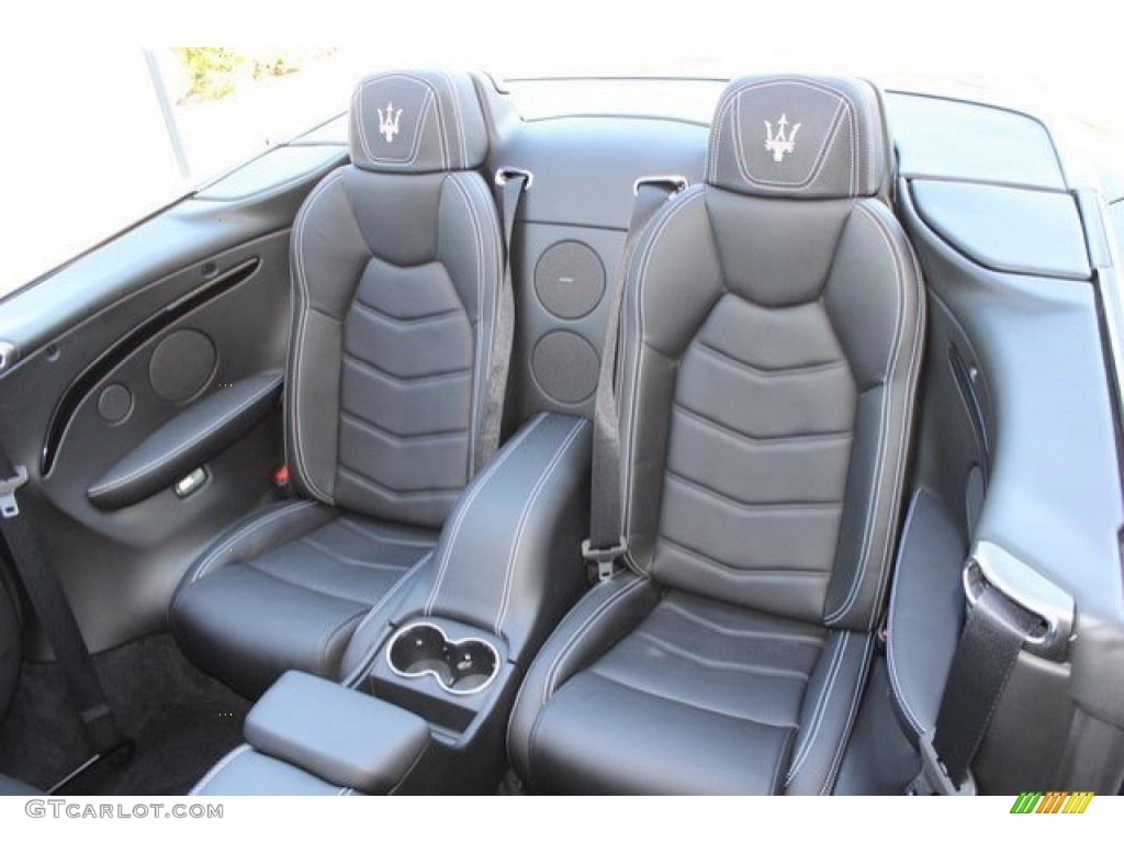 2015 Maserati GranTurismo Convertible GrandCabrio Sport Rear Seat Photo #107818958