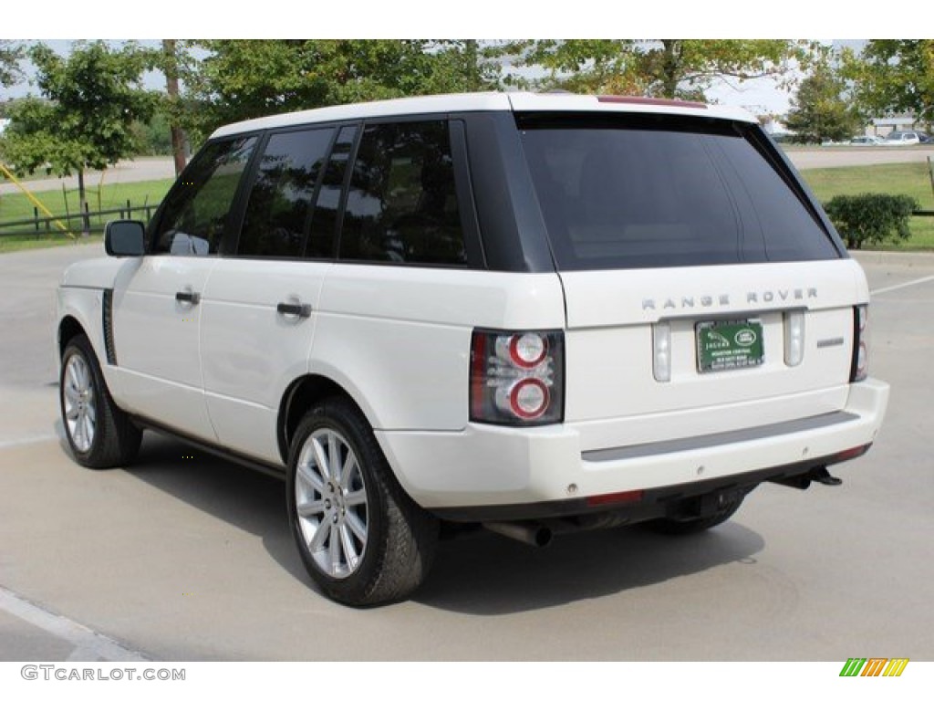 2010 Range Rover Supercharged - Alaska White / Arabica Brown/Ivory White photo #9