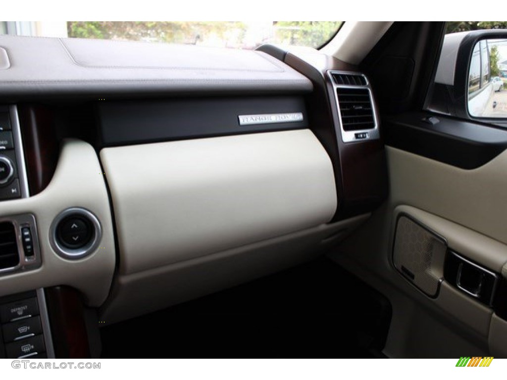 2010 Range Rover Supercharged - Alaska White / Arabica Brown/Ivory White photo #30