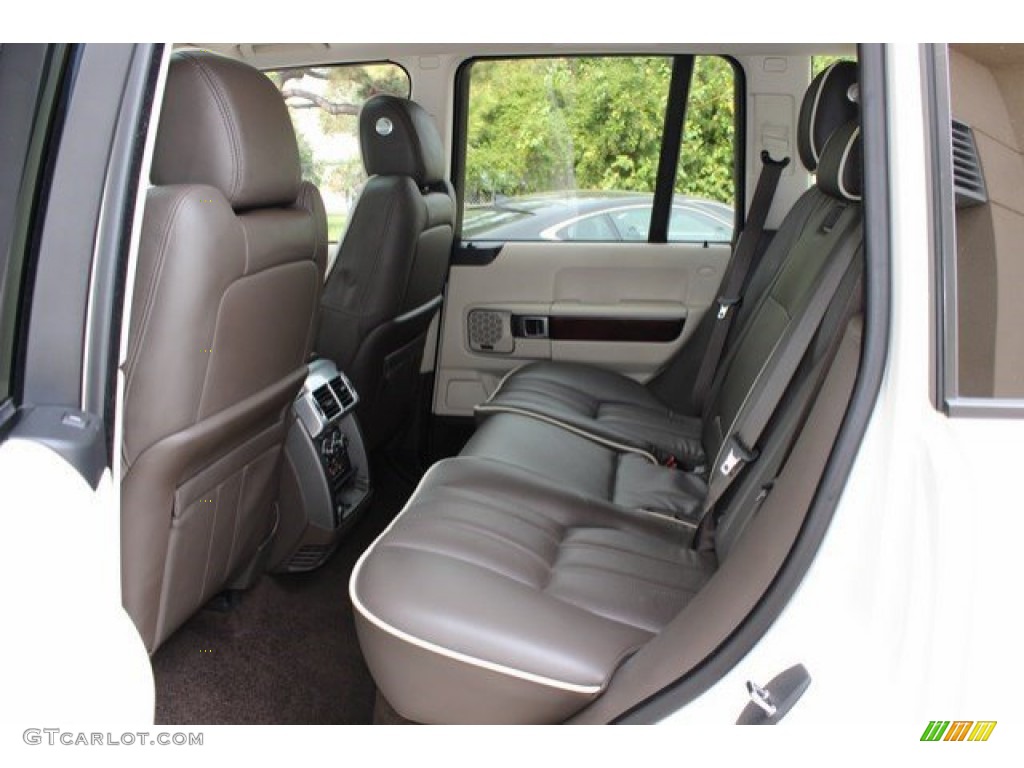 Arabica Brown/Ivory White Interior 2010 Land Rover Range Rover Supercharged Photo #107822066