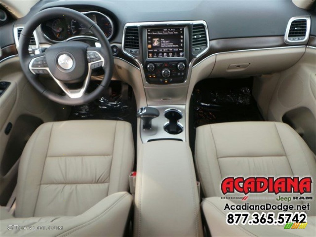 2015 Grand Cherokee Limited - Bright White / Black/Light Frost Beige photo #9
