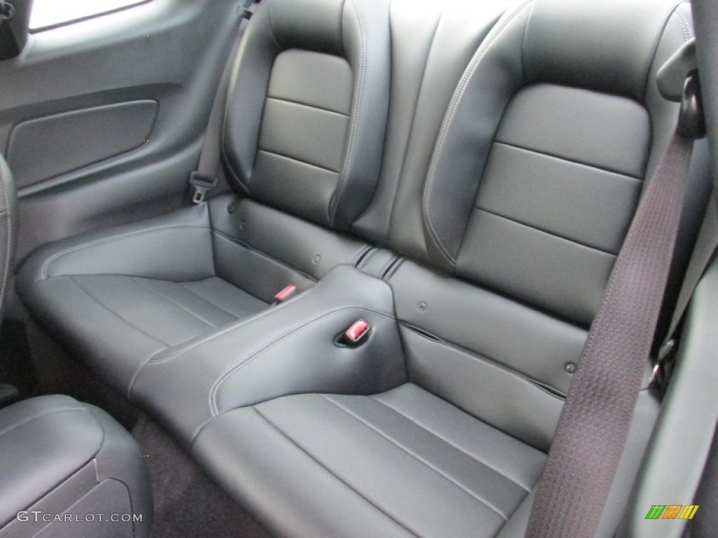Ebony Interior 2016 Ford Mustang EcoBoost Premium Coupe Photo #107825825