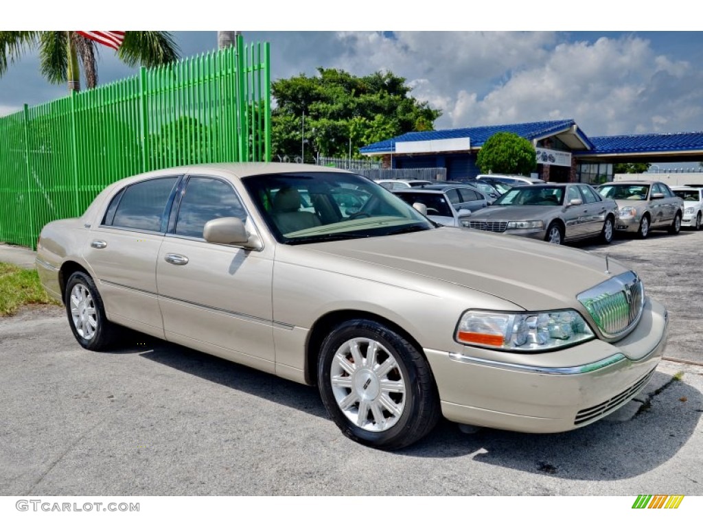 2008 Town Car Signature Limited - Light French Silk Metallic / Light Camel photo #4