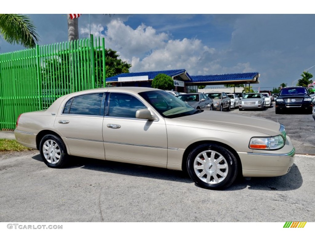 2008 Town Car Signature Limited - Light French Silk Metallic / Light Camel photo #5