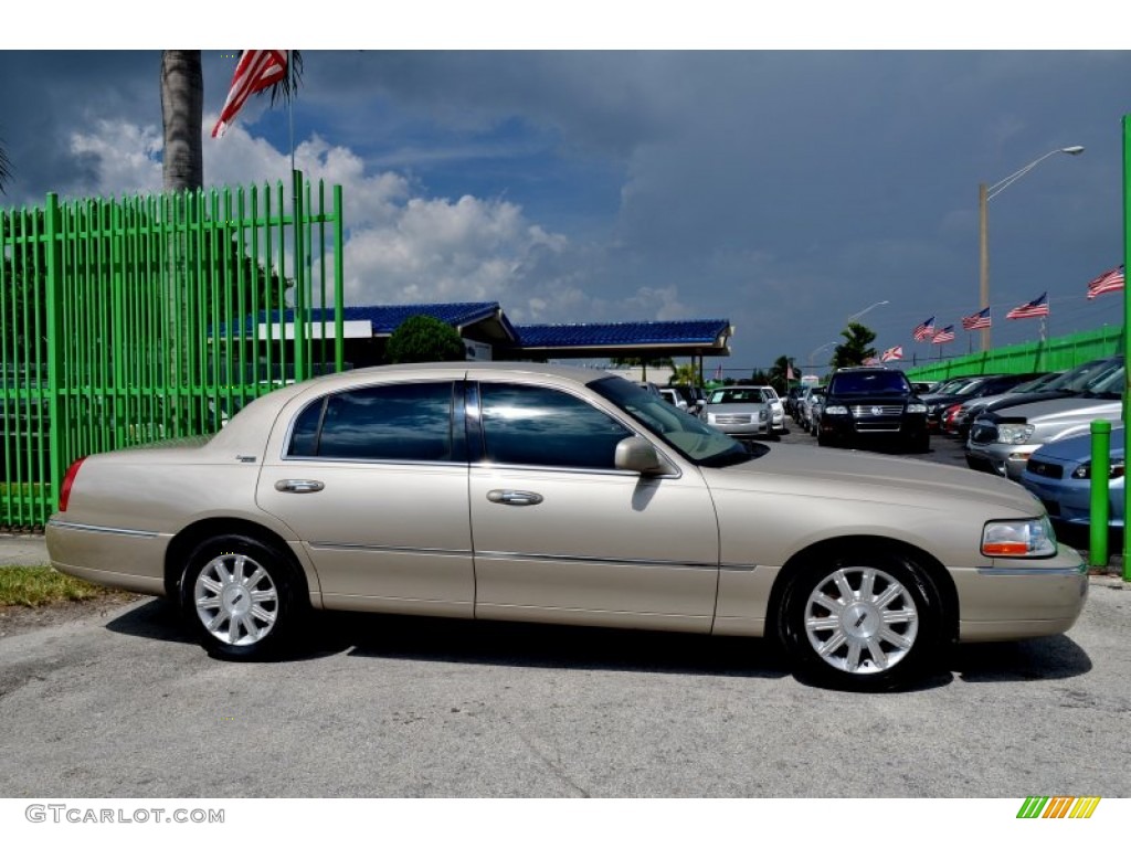 2008 Town Car Signature Limited - Light French Silk Metallic / Light Camel photo #6