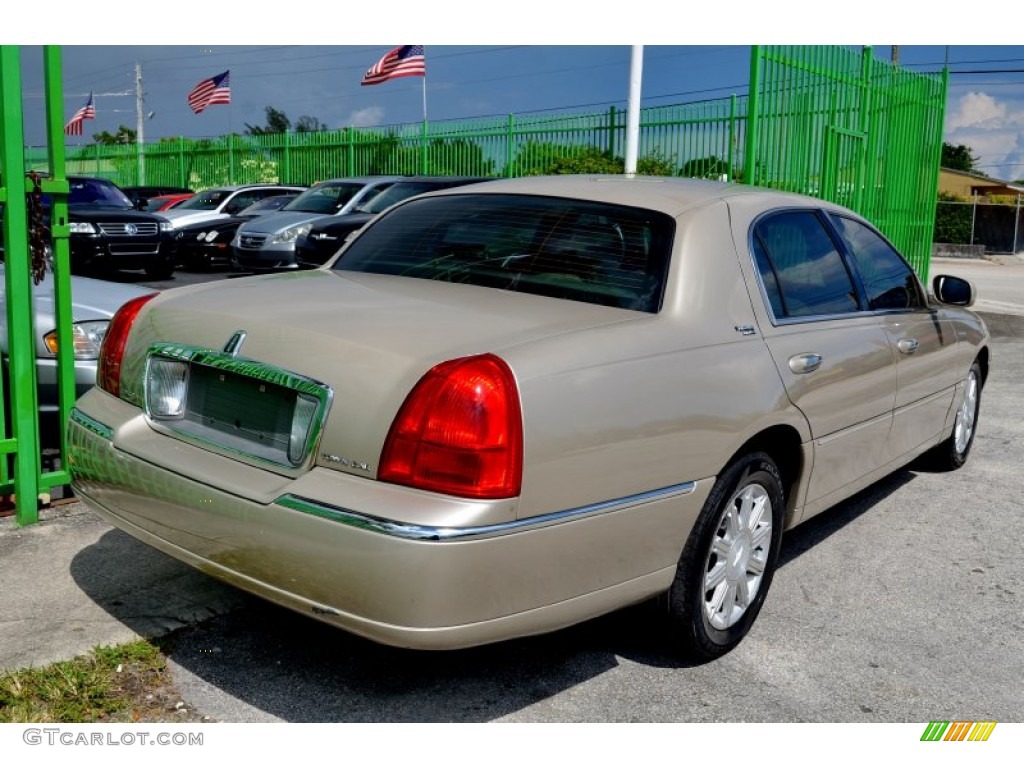 2008 Town Car Signature Limited - Light French Silk Metallic / Light Camel photo #9